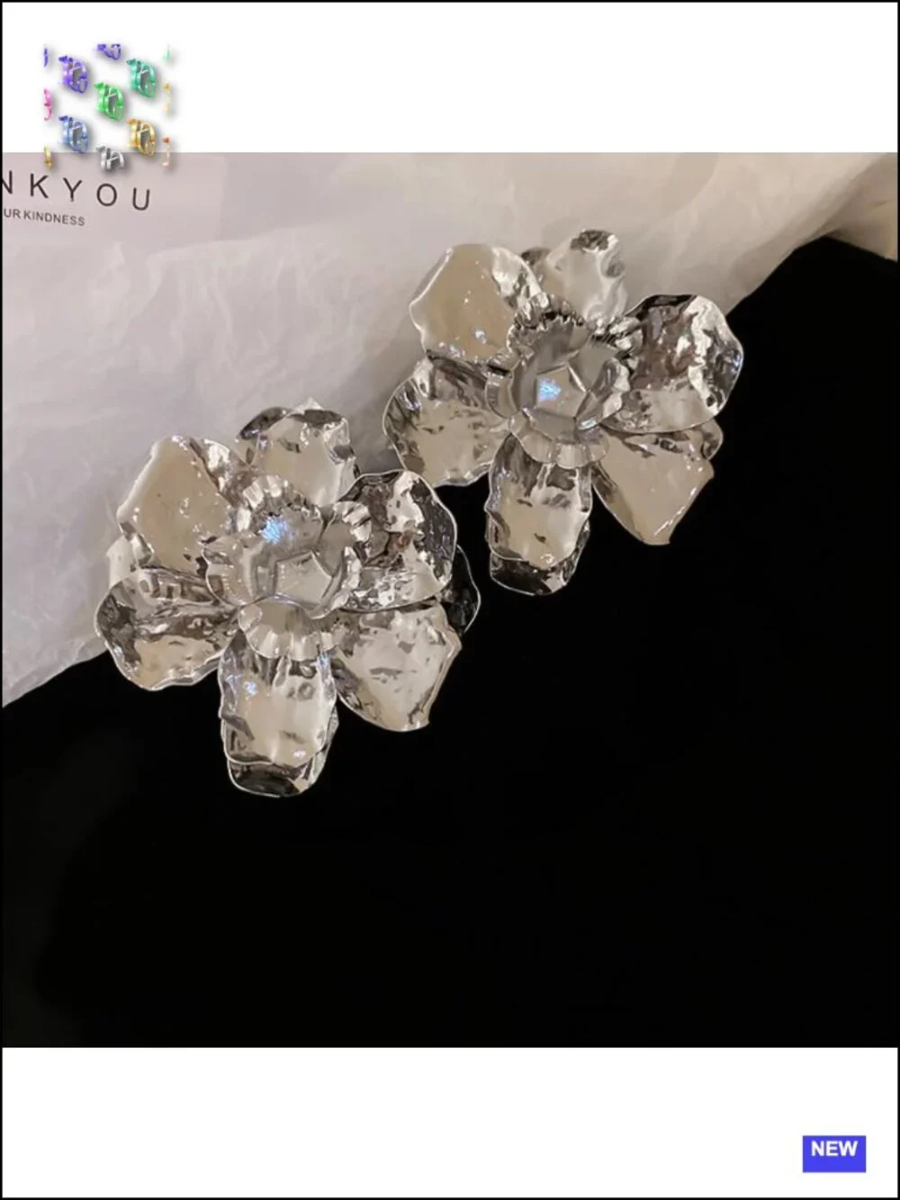 Chunky Geometric Irregular Dangle Earrings Party Prom Statement Large Gold